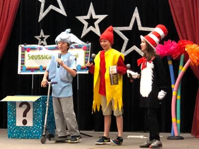 students performing Seussical the Musical
